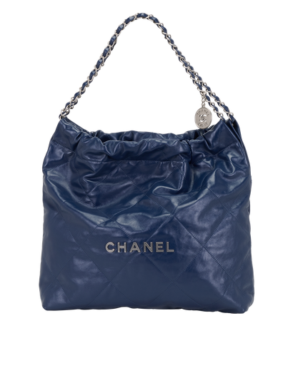 22, &pound;3,300, Handbags, Blue, Leather, Front view
